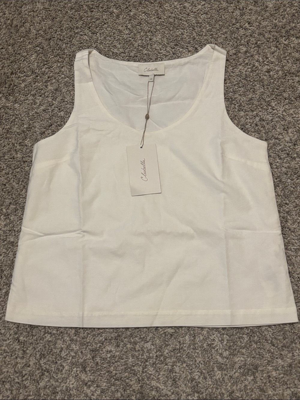NWT Cleobella Ambesia Tank in Ivory XS